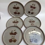 Flat plates made of Arnon stoneware