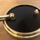 Old lamp articulated with opaline