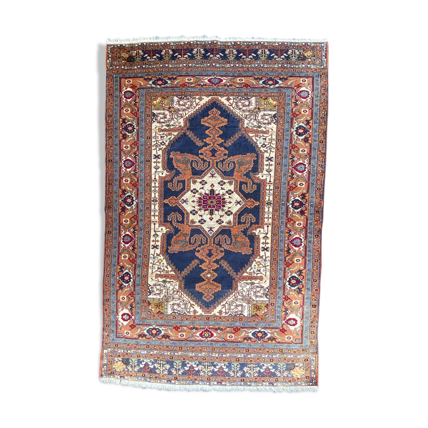 Tapis vintage persan ghouchan extra fin 139x216 cm