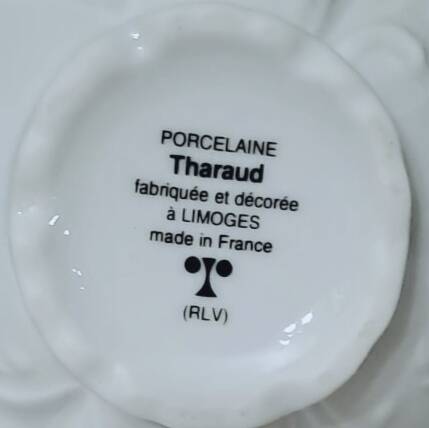 Service à café en porcelaine de Limoges