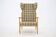 1960s Rare Mid-Century Modern Beech Wing Armchair by ÚLUV, Czechoslovakia
