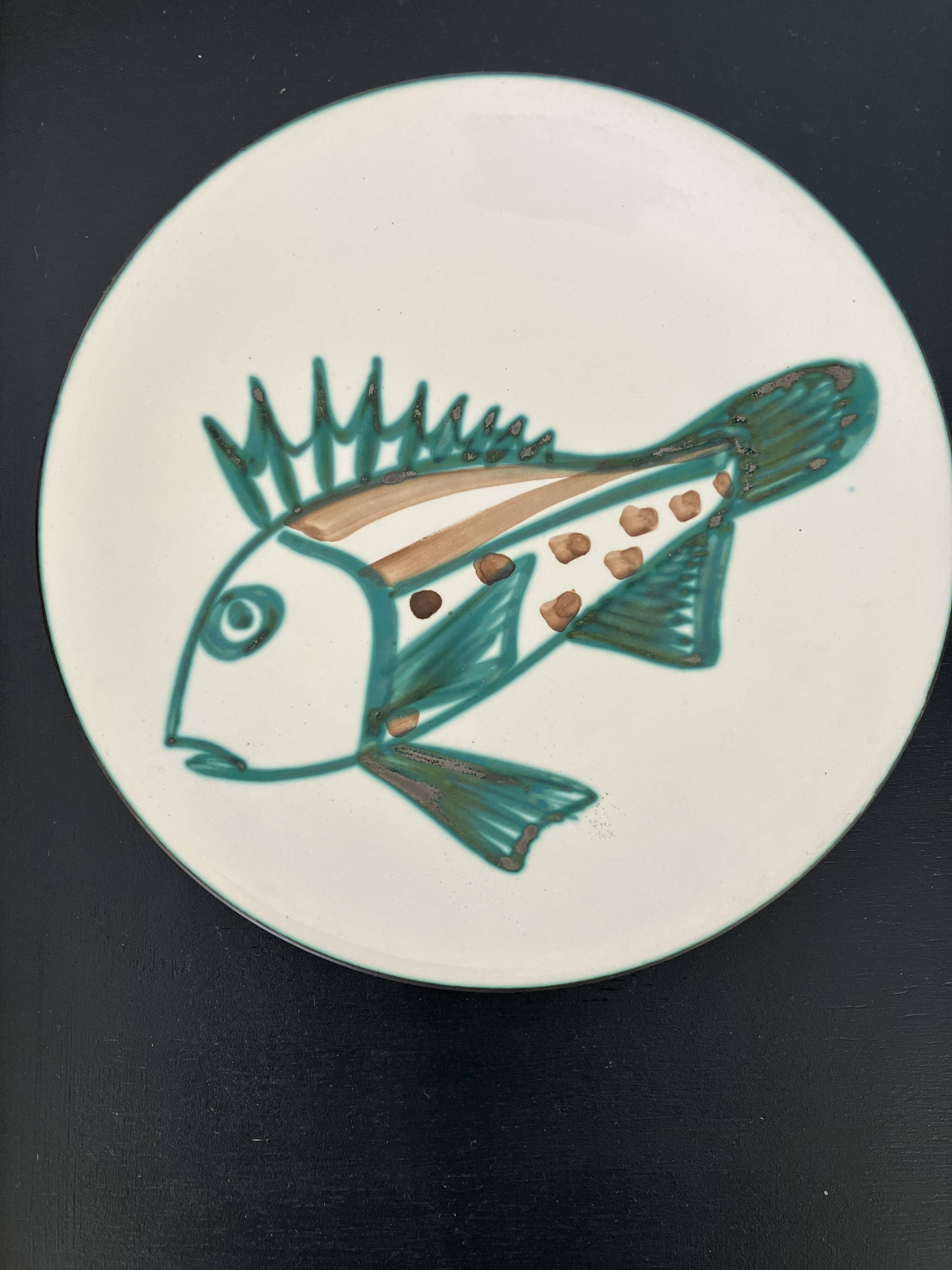 Robert Picault Vallauris plate
