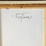 Painting: Oil on panel Maternity by J Fontana