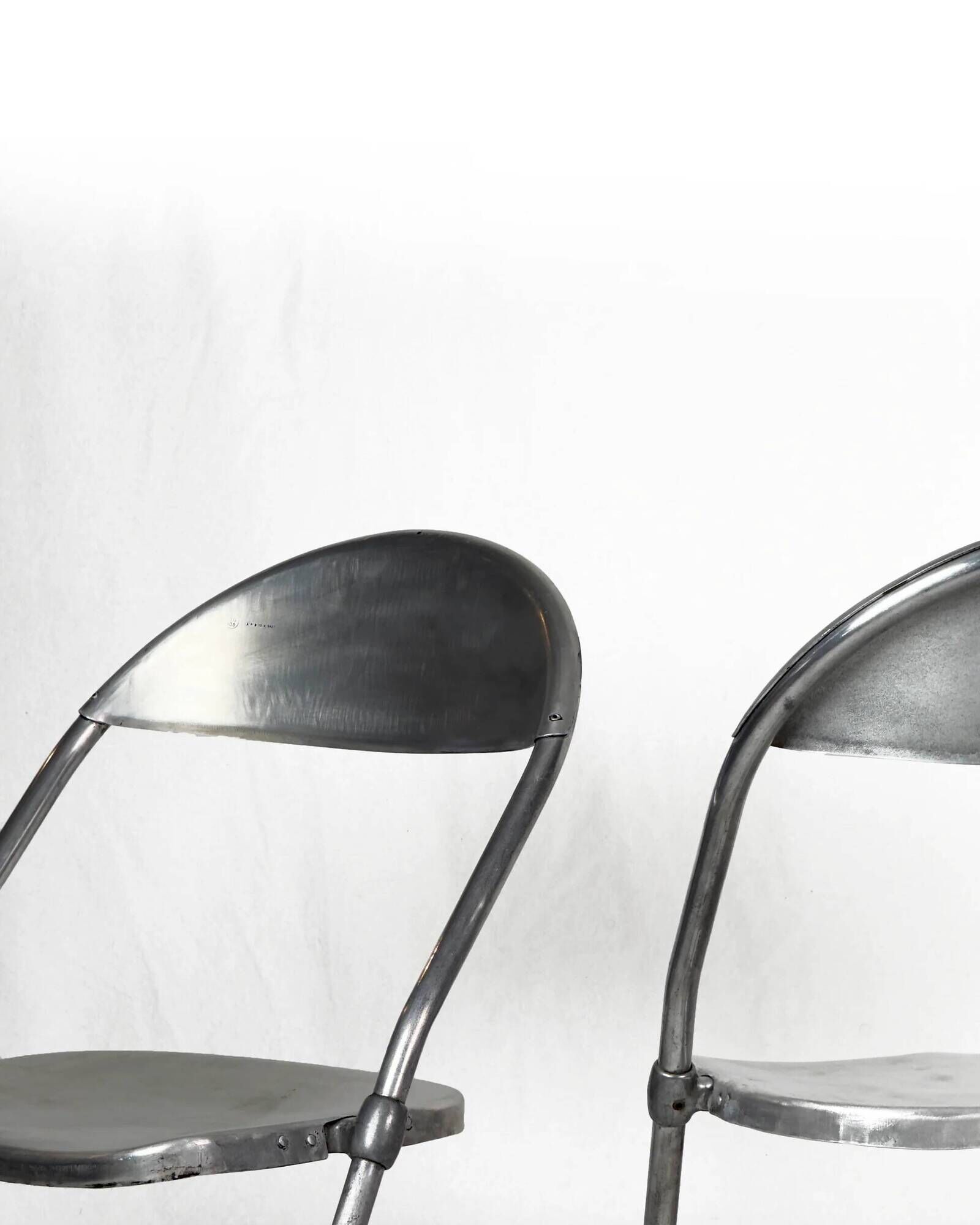 Vintage aluminium cantilever chairs, set of 6 – made in England, 1950s