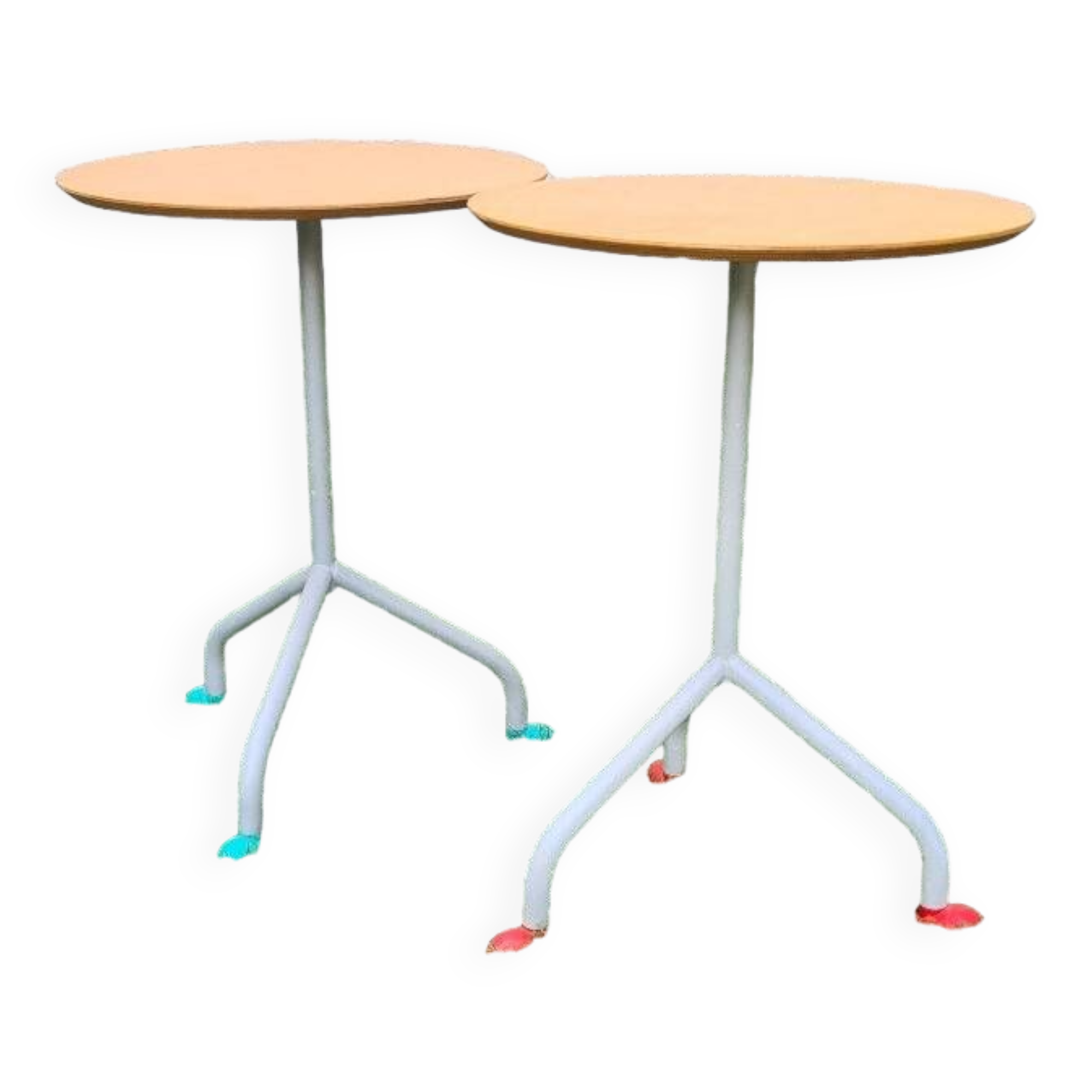 Duo of 80' sofa harnesses / bedside tables