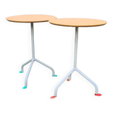 Duo of 80' sofa harnesses / bedside tables