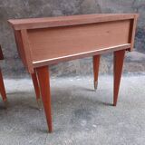 Pair of bedside tables, 60'S