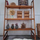 Vintage bakery shelves, old trade furniture