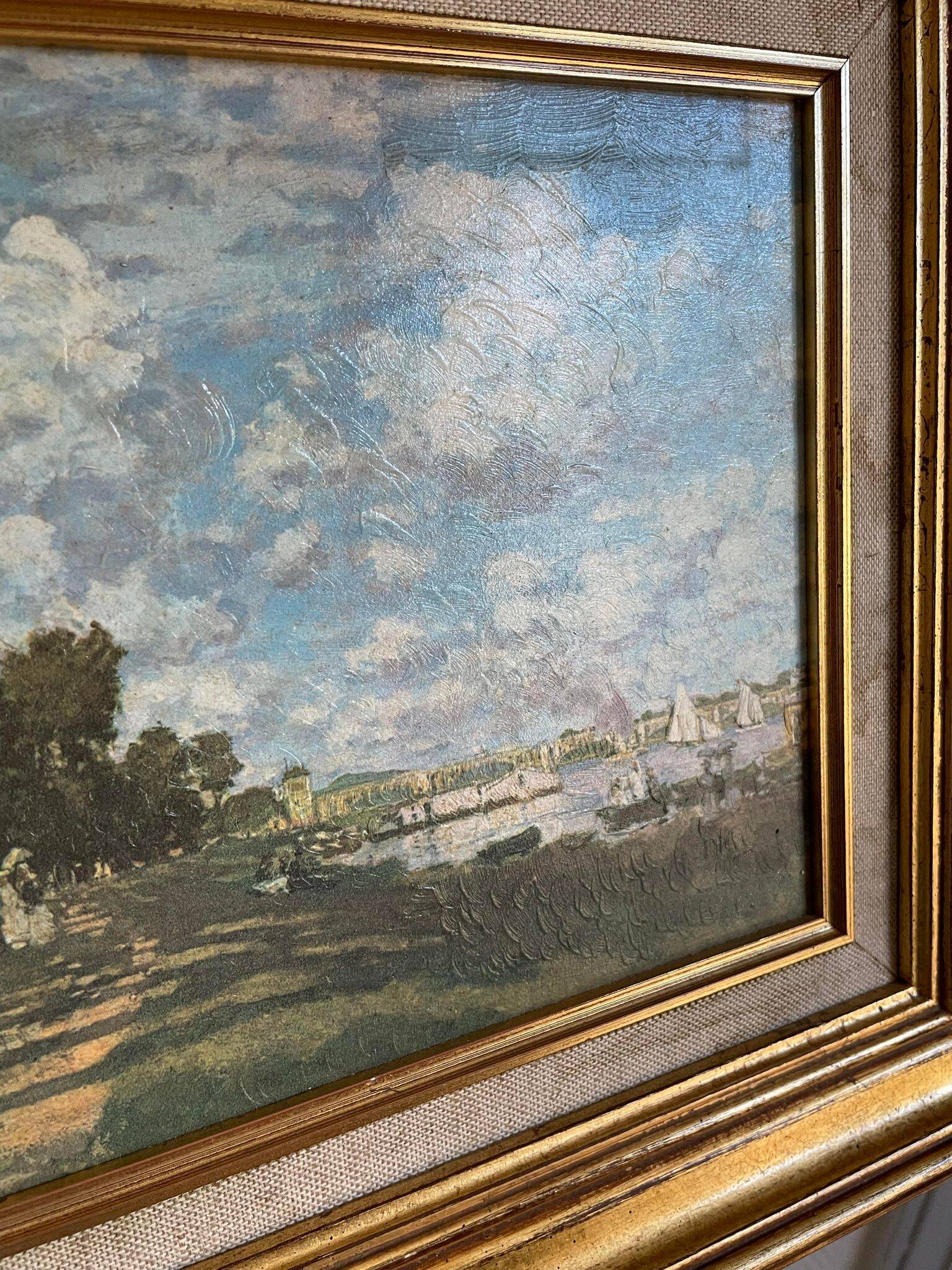 Painting reproduction of Monet the basins of Argenteuil