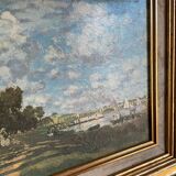 Painting reproduction of Monet the basins of Argenteuil