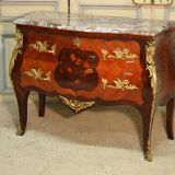 Commode en marqueterie régence 20e siècle