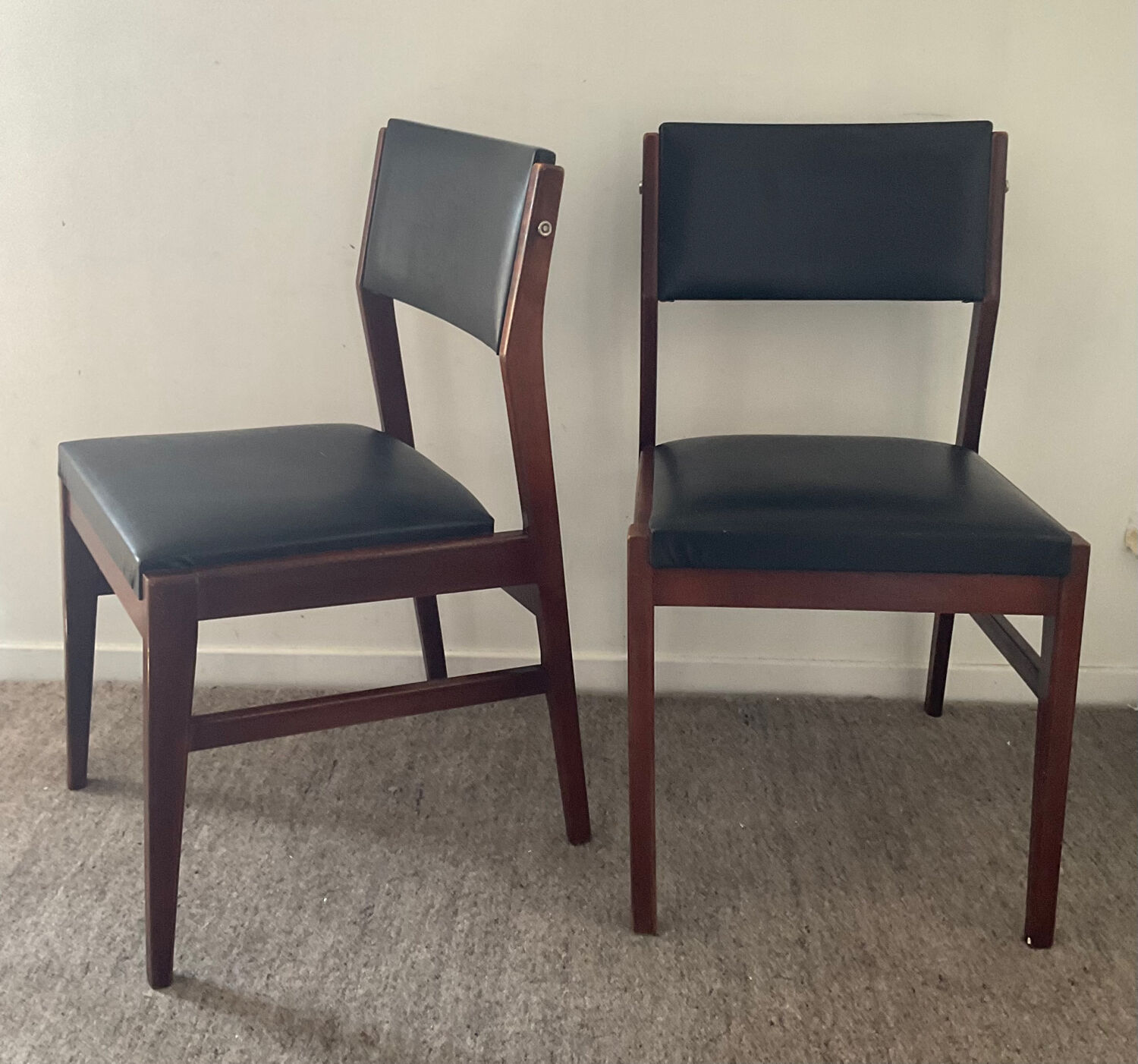Pair of Scandinavian chairs from the 60s