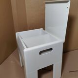 Tabouret coffre blanc Olaf Von Bohr pour Gedy