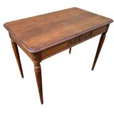 Bureau en noyer art-deco 1 tiroir