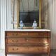 Louis XVI mirror in gilded wood, 18th century.