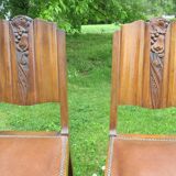 4 Art-deco Circa Chairs 1940