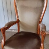 Paire de fauteuils Voltaire.