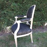 Fauteuil cabriolet style Louis XVI