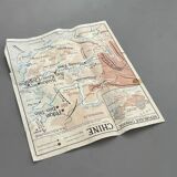 Old double-sided school map, Rossignol edition