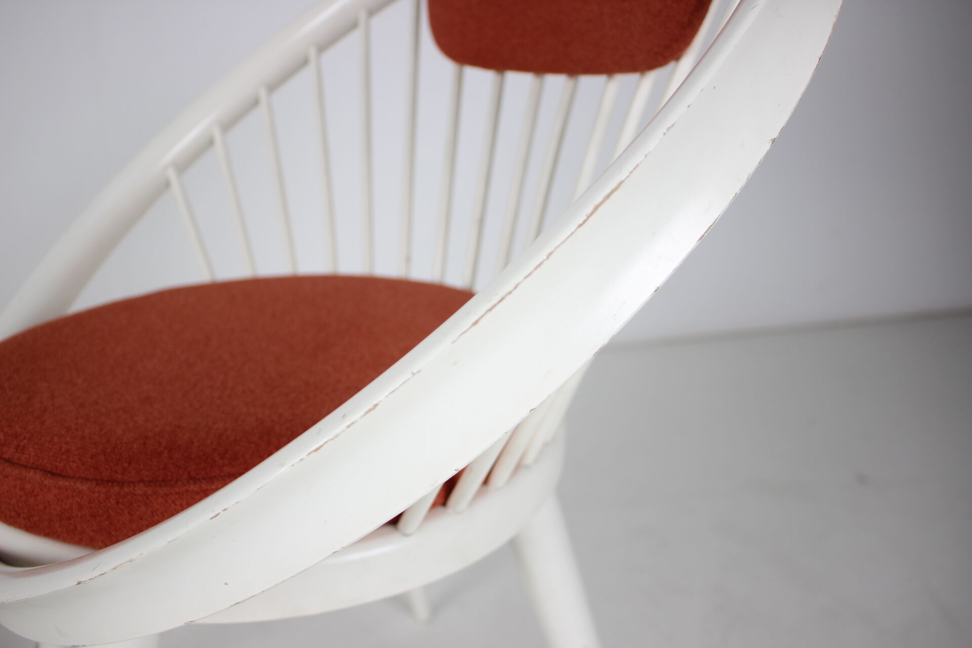 Set of lounge chair with tabouret, 1950's, 1970's