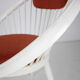 Set of lounge chair with tabouret, 1950's, 1970's