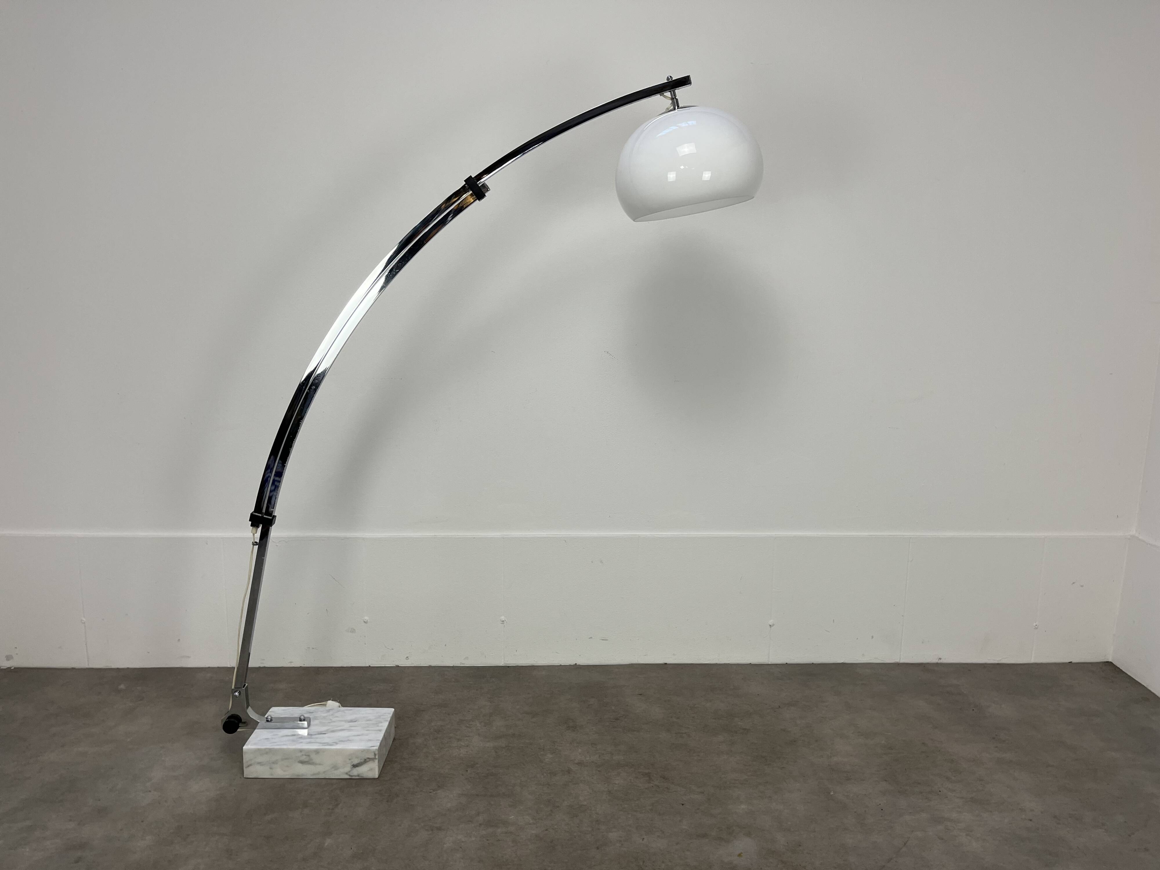 Goffredo Reggiani arc floor lamp, 1970s