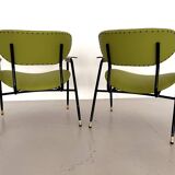Paire de fauteuils lounge par Gastone Rinaldi, 1960