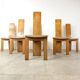 Ensemble de 6 chaises à repas par Rob & Dries van den Berghe, 1980