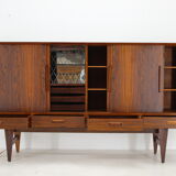 1960s palisander highboard, denmark