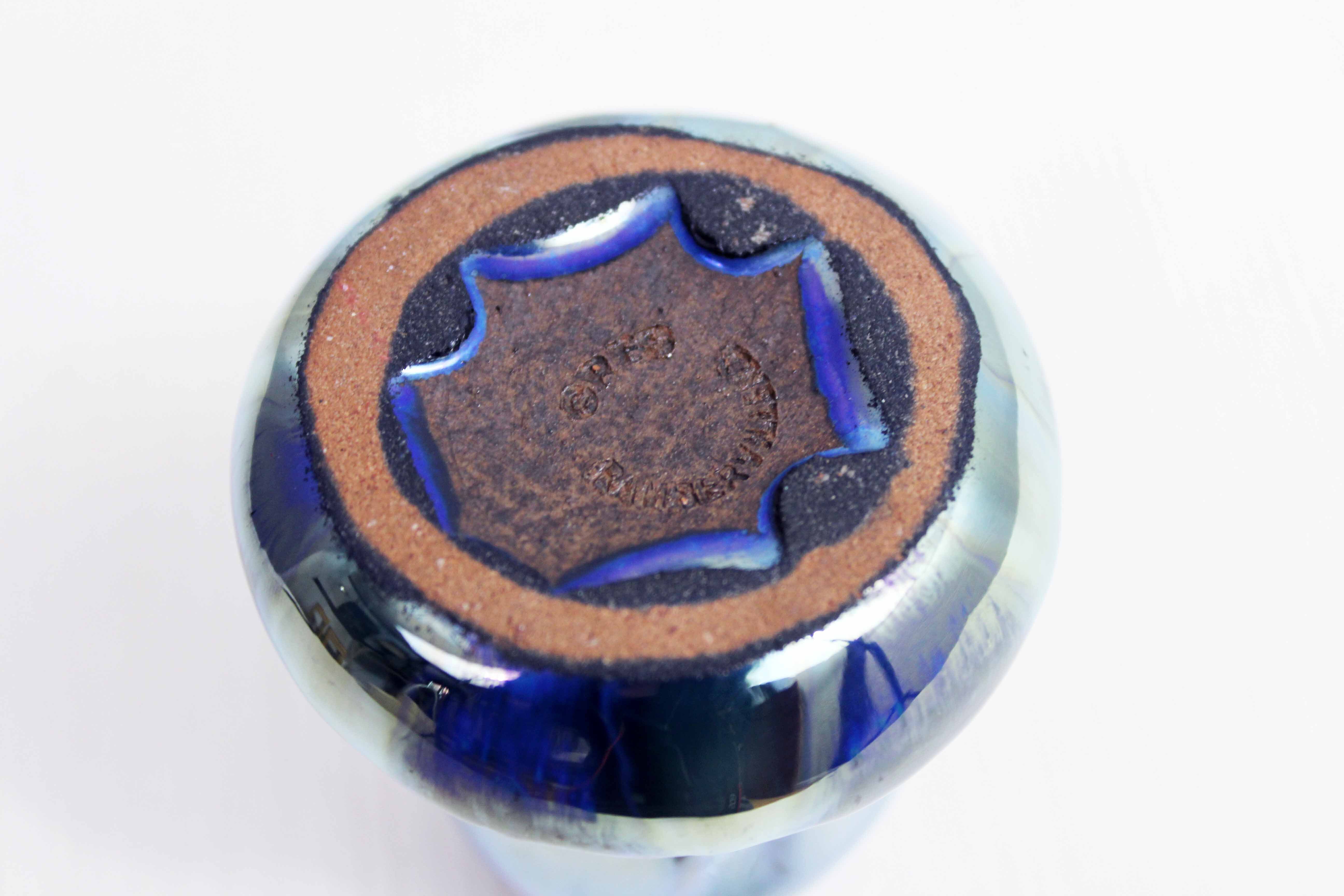 Flaming sandstone vase from the Vosges