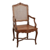 Fauteuil style baroque en hêtre, France, XXème s.