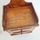 Bedside table, antique piece of furniture with drawers