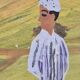Saïd Aït Youssef (1920-1986) - Gouache sur papier - Personnages en campagne