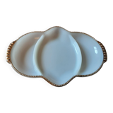 Oven Fire King ware opaline compartment dish