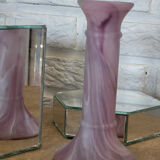 Vintage lilac candle holder