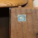 Vintage Ercol wooden bookcase, 1960