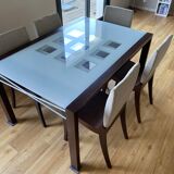 Set table and chairs Ligne Roset