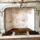 Regency style fireplace in white Carrara marble, Italy, 19th century.