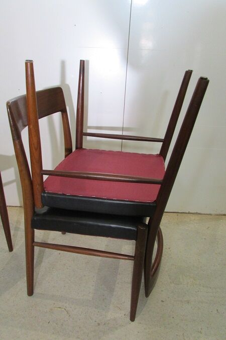 Lot de chaises scandinaves vintages