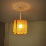 Jute pendant light