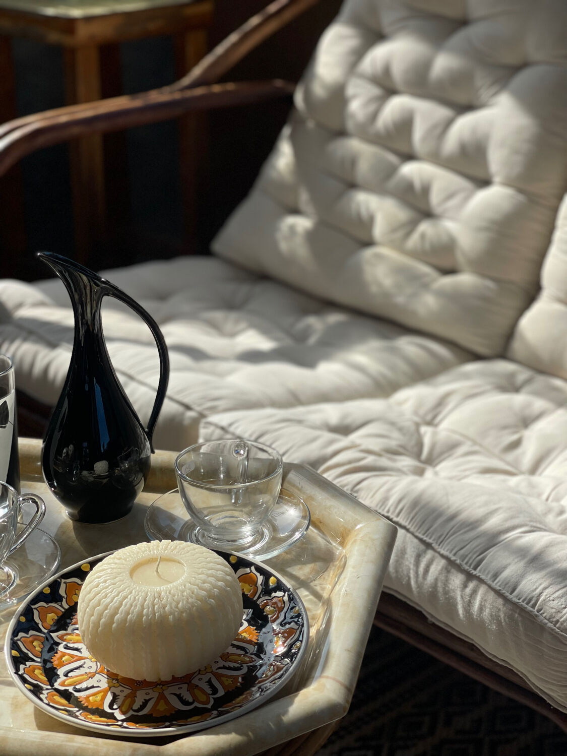 Bamboo sofa 1970