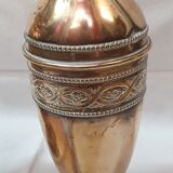 Pair of vases, in copper, early XXth