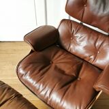 Rosewood lounge chair ensemble, Charles and Ray Eames, 1970