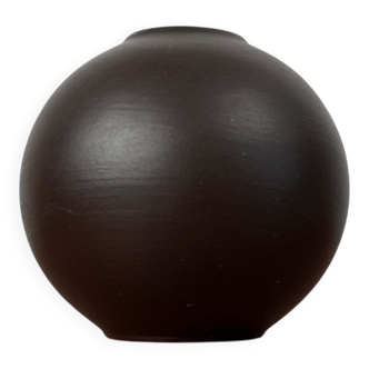 Minimalist German round vase from the mid-century period by Wormser Terra-Sigillata, 1960s.