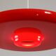 Space-Age Saucer Pendant in Red Plexiglas from Guzzini, 1960s
