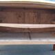 Commode ancienne style Louis XV marqueterie plateau marbre