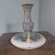 Rhodaceram flamed cloud sandstone candle holder