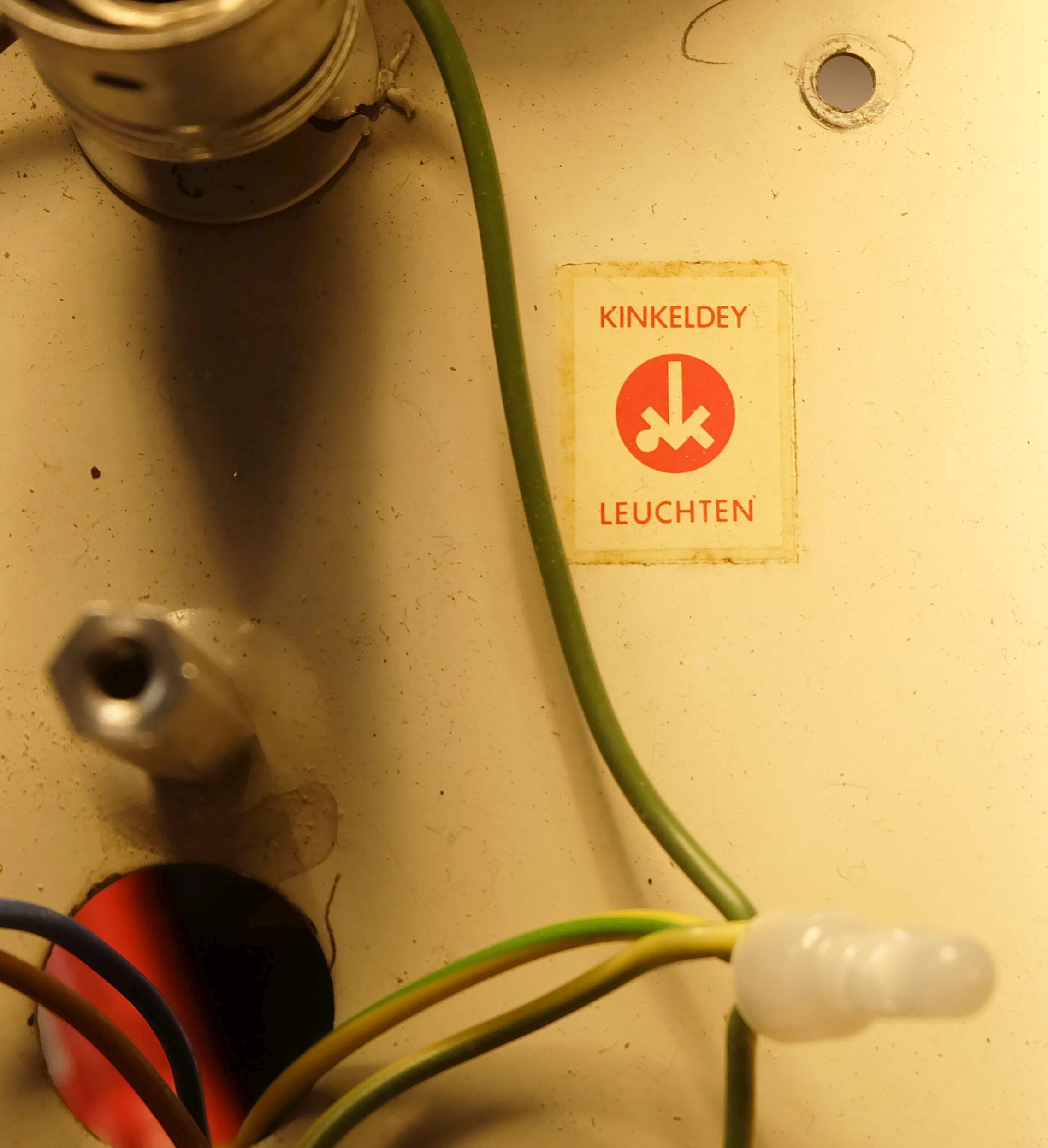 Kinkeldey mid century SCONCE crystal glass and chrome 6 glass prisms 1960s