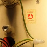 Kinkeldey mid century SCONCE crystal glass and chrome 6 glass prisms 1960s