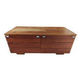Solid teak TV unit